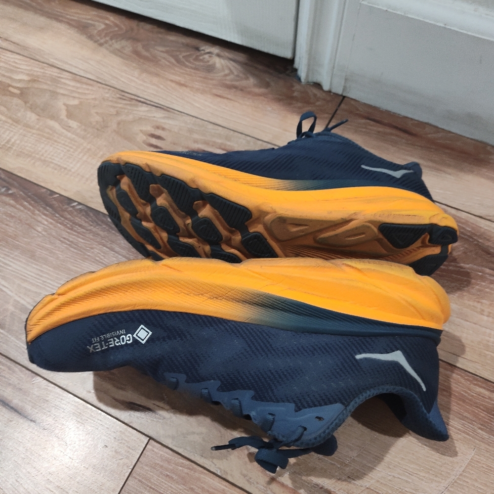 Hoka Men's Navy and Orange Athletic Shoes - Picture 13 of 16